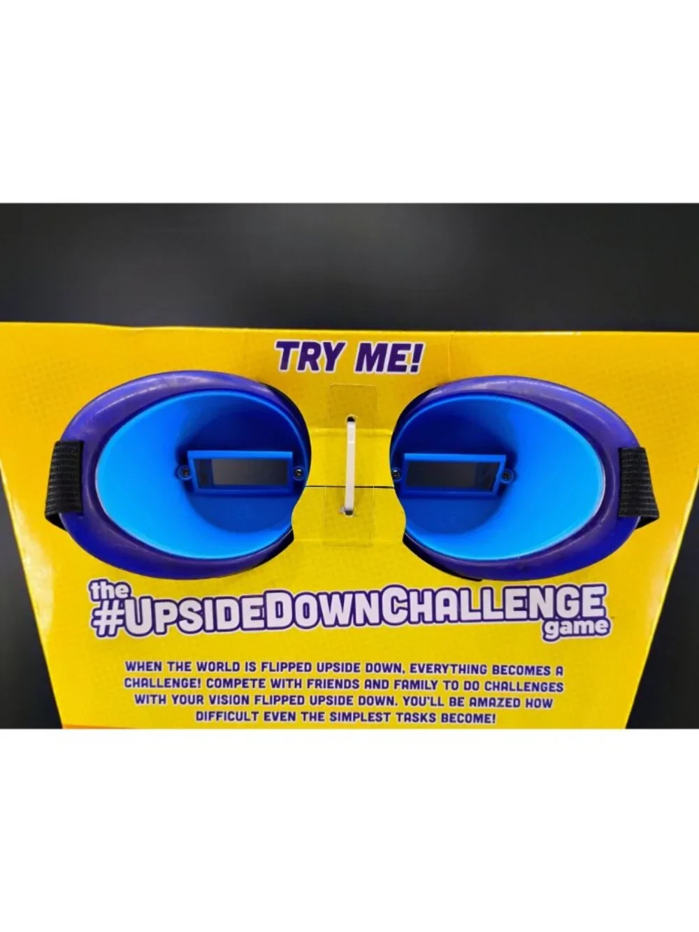 The Upside Down Challenge Game With Goggles & Challenge Cards